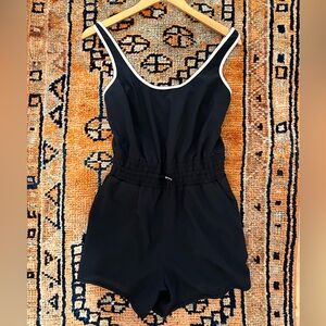 Abercrombie & Fitch traveler romper in Black